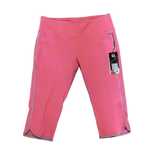 Head Golf Apparel Pants - NWT HEAD GOLF APPAREL Bianca Pink  Pull On cropped Pants NEW Womens 12